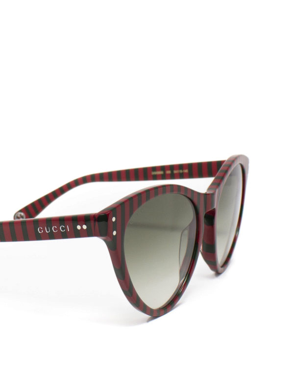 iKRIX GUCCI: sunglasses - Stripe pattern acetate sunglasses