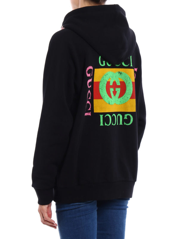 iKRIX GUCCI: Sweatshirts & Sweaters - Tiger patch over hoodie