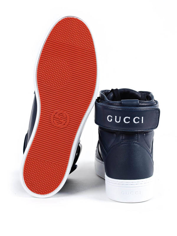 iKRIX GUCCI: trainers - Leather high-top trainers