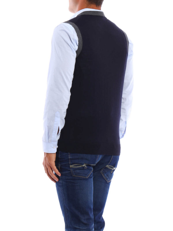 iKRIX GUCCI: vests - Bee embroidery V-neck vest