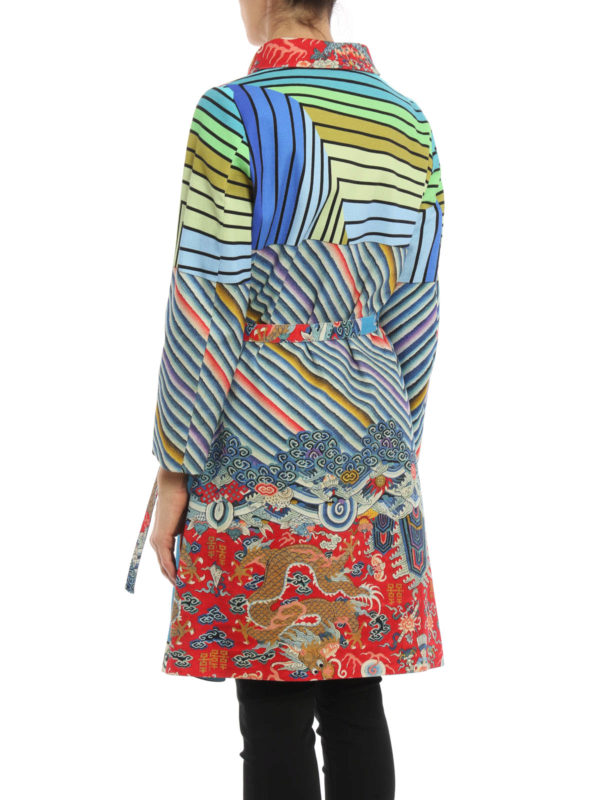 iKRIX HERNO: knee length coats - Cotton patchwork coat