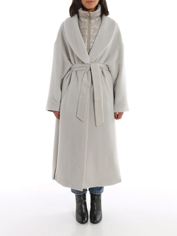 iKRIX HERNO: long coats - Removable double front alpaca coat