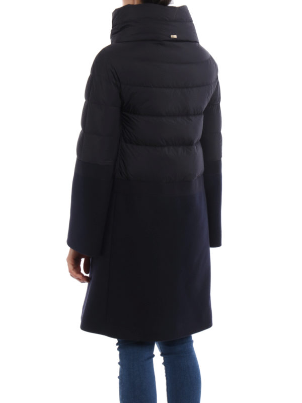 iKRIX HERNO: Lange Daunenmäntel - Daunenmantel - Blau