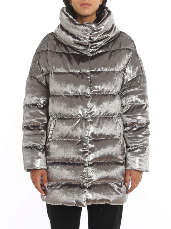 iKRIX HERNO: Lange Daunenmäntel - Daunenmantel - Silber