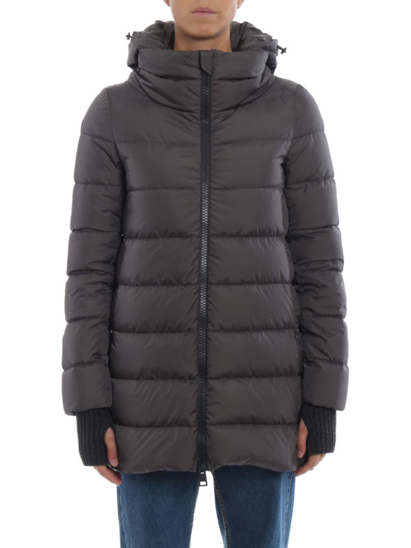 iKRIX HERNO: Lange Daunenmäntel - Daunenmantel - Grau
