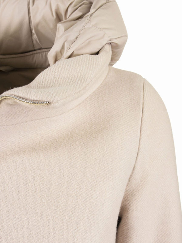 iKRIX HERNO: Lange Daunenmäntel - Daunenmantel - Creme