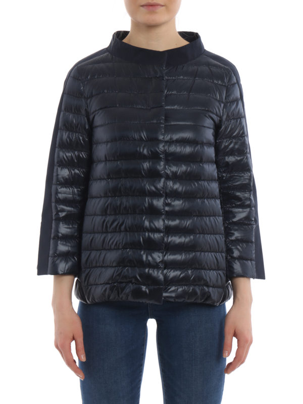 iKRIX HERNO: giacche imbottite - Piumino blu stile cappa