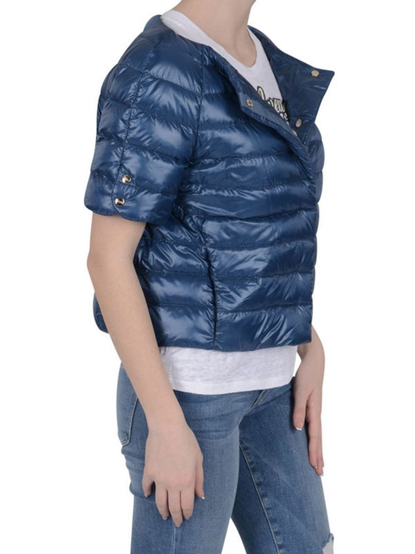 iKRIX HERNO: padded jackets - Cropped short sleeved padded jacket