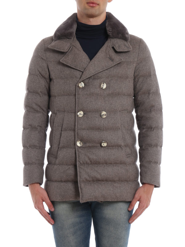 iKRIX HERNO: padded jackets - Silk and cashmere blend puffer jacket