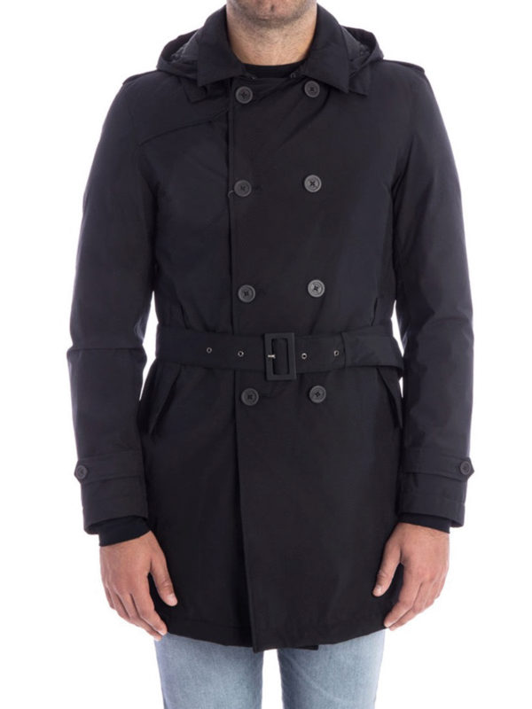 iKRIX HERNO: Trenchs - Trench-Coat - Noir