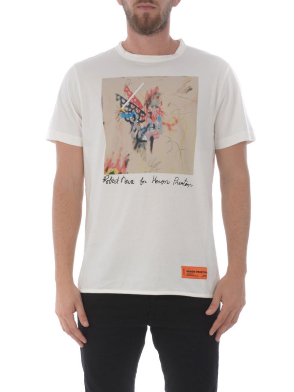 T-shirts Heron Preston - Robert Nava cotton T-shirt - HMAA011S209140030188