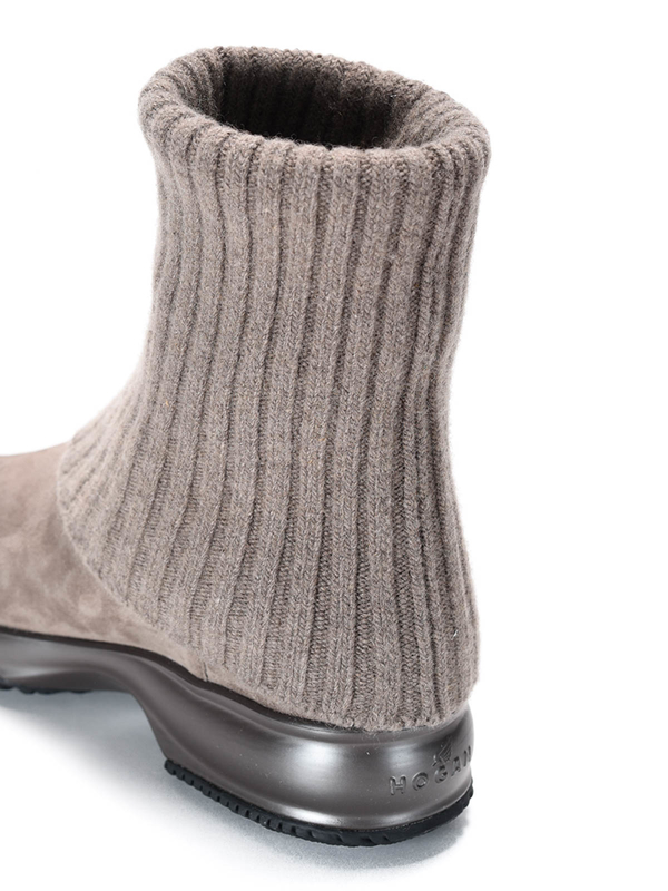 iKRIX HOGAN: ankle boots - Knitted cuff ankle boots