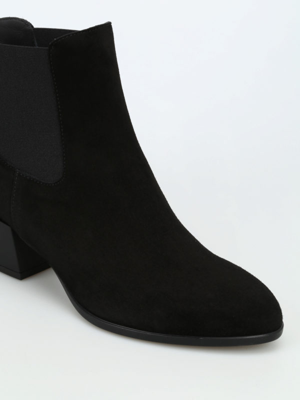 iKRIX HOGAN: ankle boots - Texan style black suede ankle boots