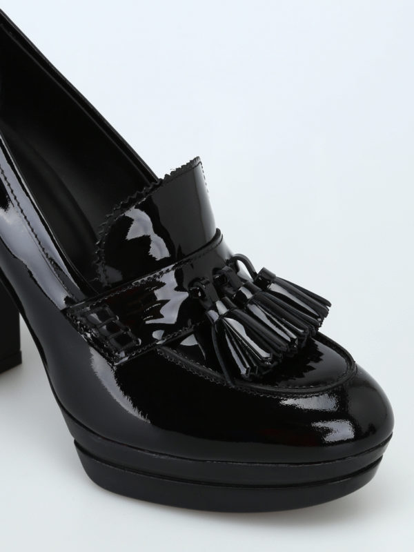 iKRIX HOGAN: court shoes - Patent leather loafer style pumps