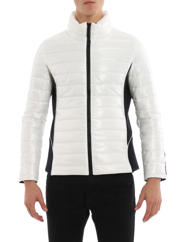 iKRIX HOGAN: padded jackets - Rubber logo patch light puffer jacket