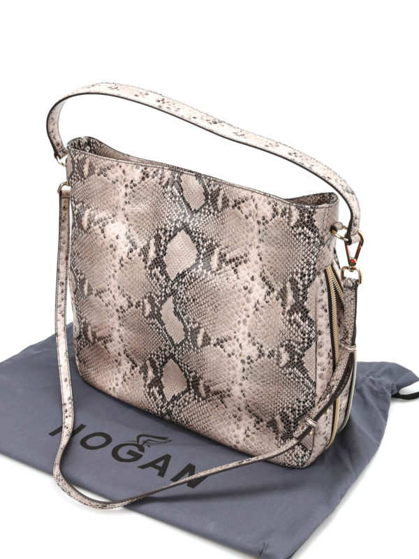 iKRIX HOGAN: shoulder bags - New Hobo python leather bag