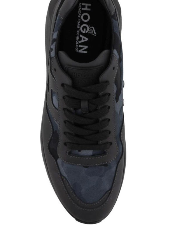 iKRIX HOGAN: sneakers - Sneaker Interactive³ camouflage blu