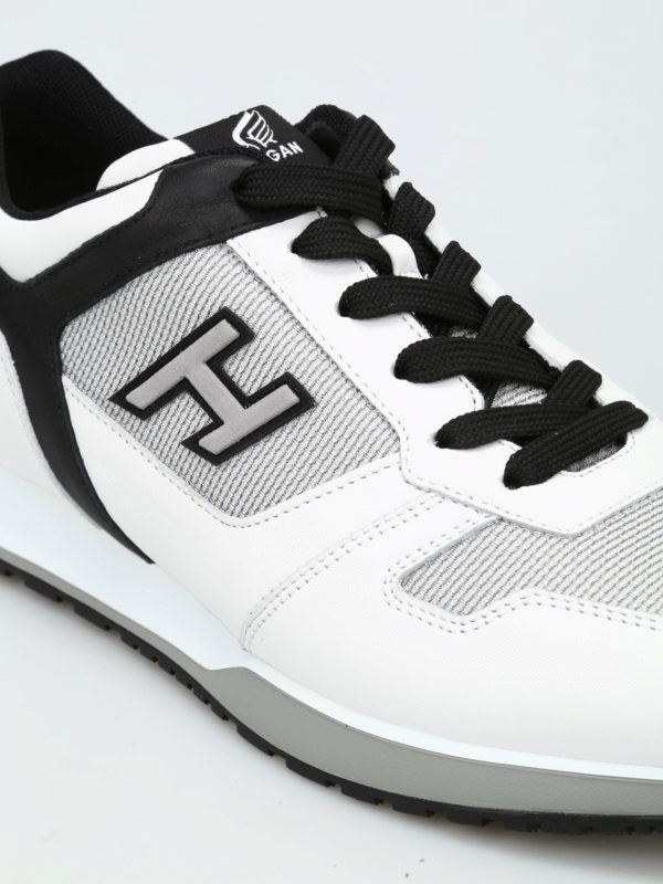 Hogan H321 two-tone leather sneakers White HXM3210Y110GBX014K