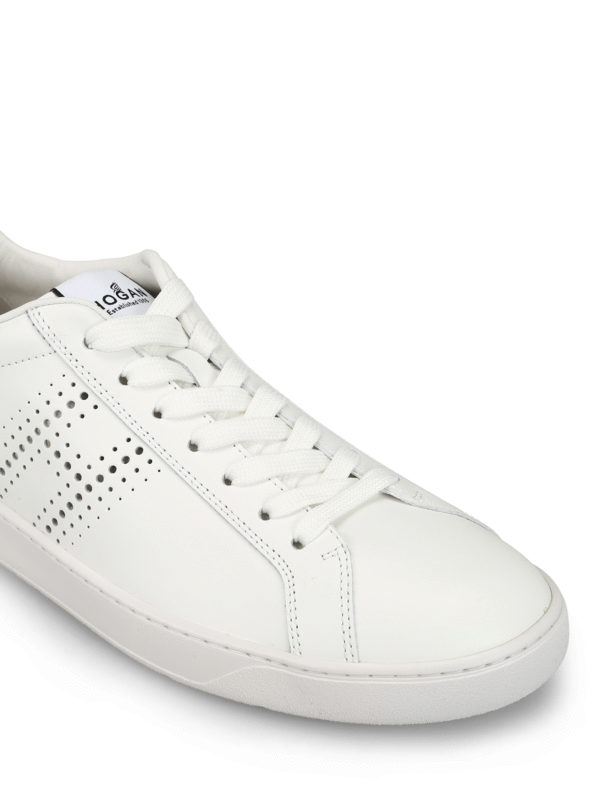Hogan H327 smooth leather white sneakers - Men|GYM3270BT10JBF422D
