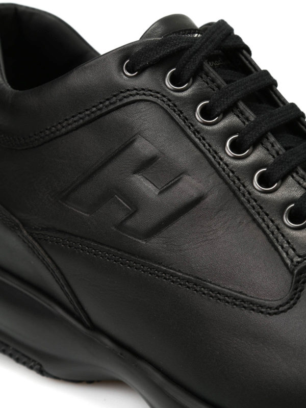 iKRIX HOGAN: trainers - Interactive embossed H sneakers
