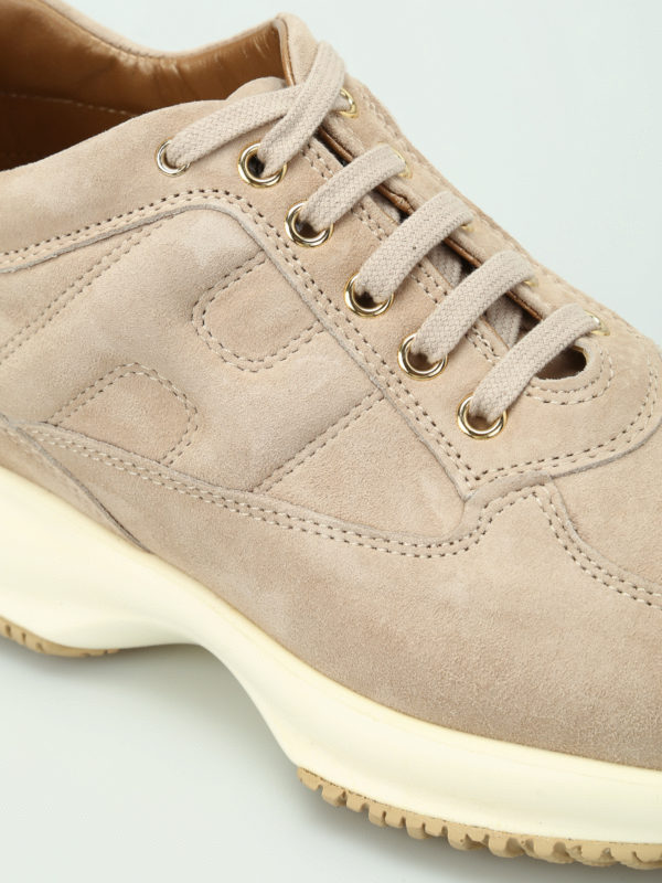 iKRIX HOGAN: trainers - Interactive soft suede sneakers