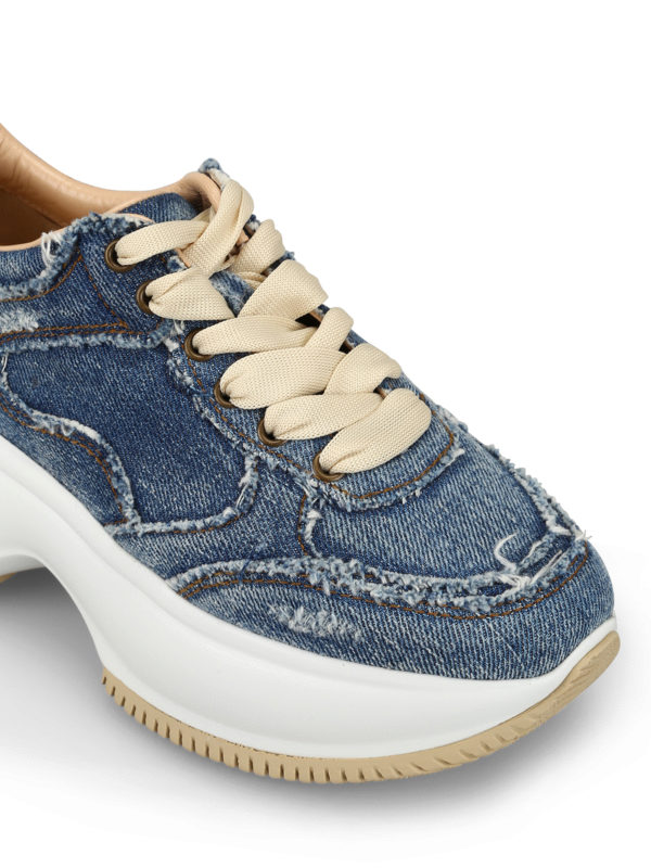 Trainers Hogan Maxi I Active oversized denim sneakers HXW4350BP20JDLU803