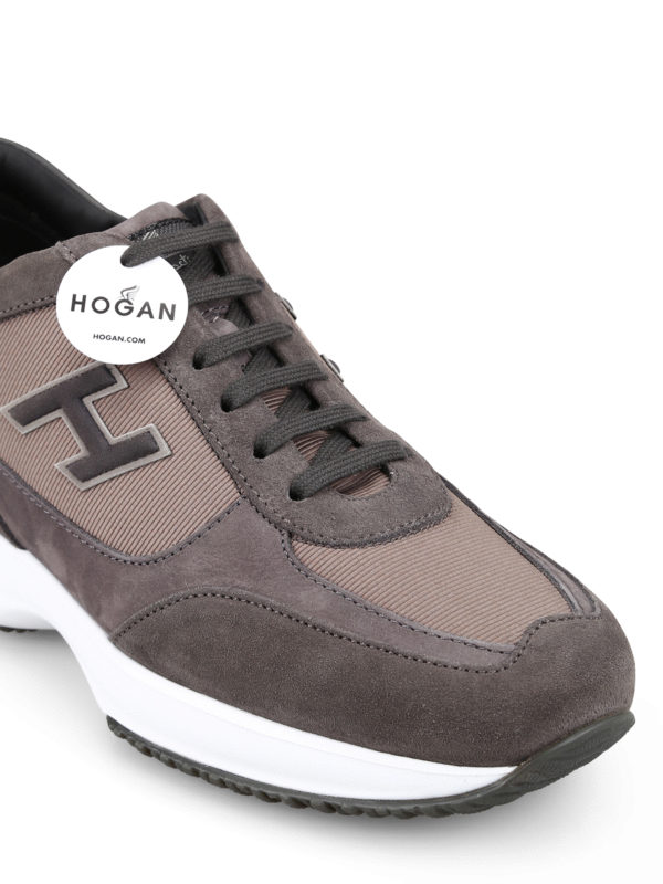 iKRIX HOGAN: sneakers - Sneaker New Interactive H Flock tortora