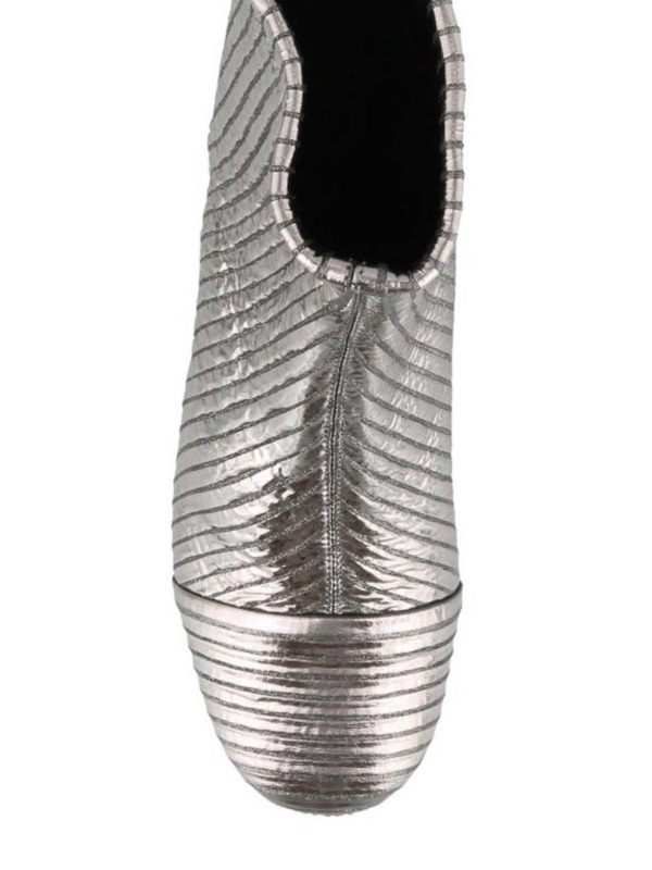 iKRIX ISABEL MARANT: ankle boots - Metallic leather Datsy ankle boots