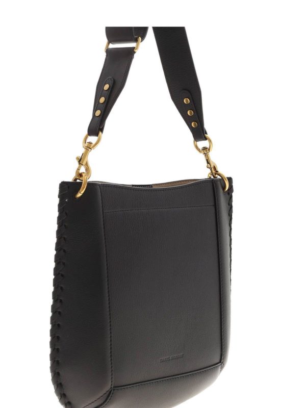 iKRIX ISABEL MARANT: cross body bags - Porte Epaule Oskan New bag in black