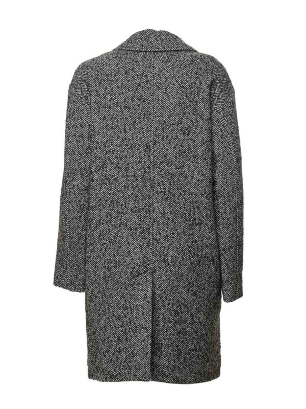 iKRIX Isabel Marant Etoile: long coats - Dante coat in anthracite color
