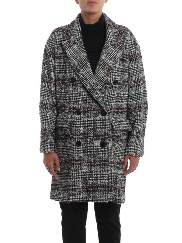 iKRIX Isabel Marant Etoile: cappotti corti - Cappotto doppiopetto Ebra over in tweed