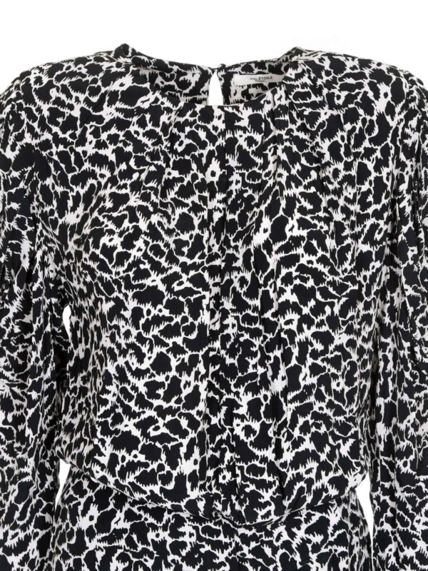 iKRIX Isabel Marant Etoile: short dresses - Selwn dress in black and white