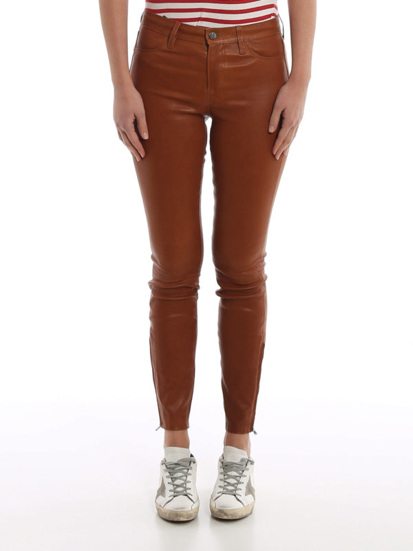 iKRIX J BRAND: Lederhosen - Lederhose - Braun