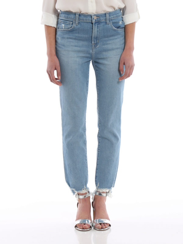 iKRIX J BRAND: skinny jeans - Ruby crop cigarette jeans