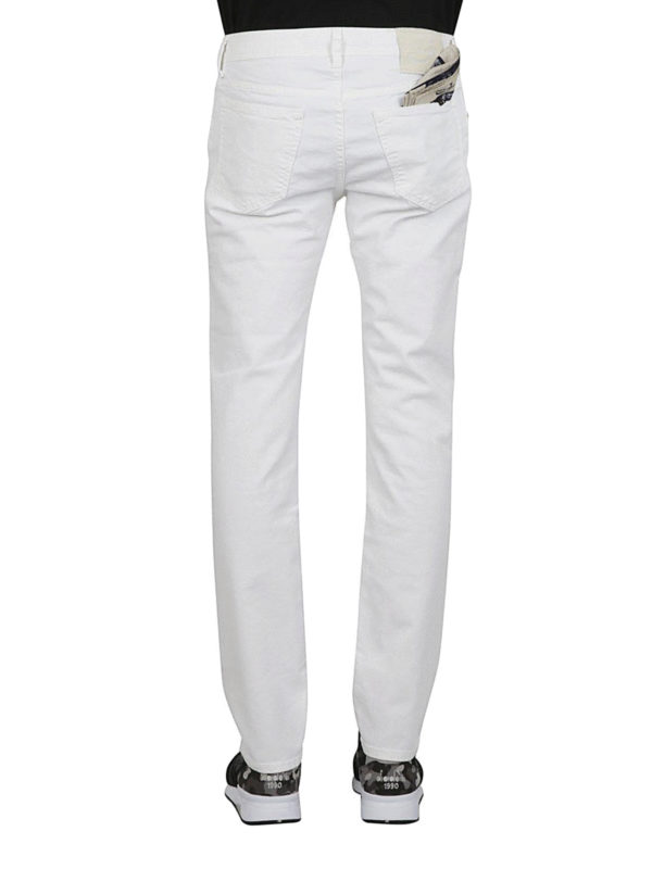 iKRIX JACOB COHEN: jeans dritti, a sigaretta - Jeans PW688 in denim bianco