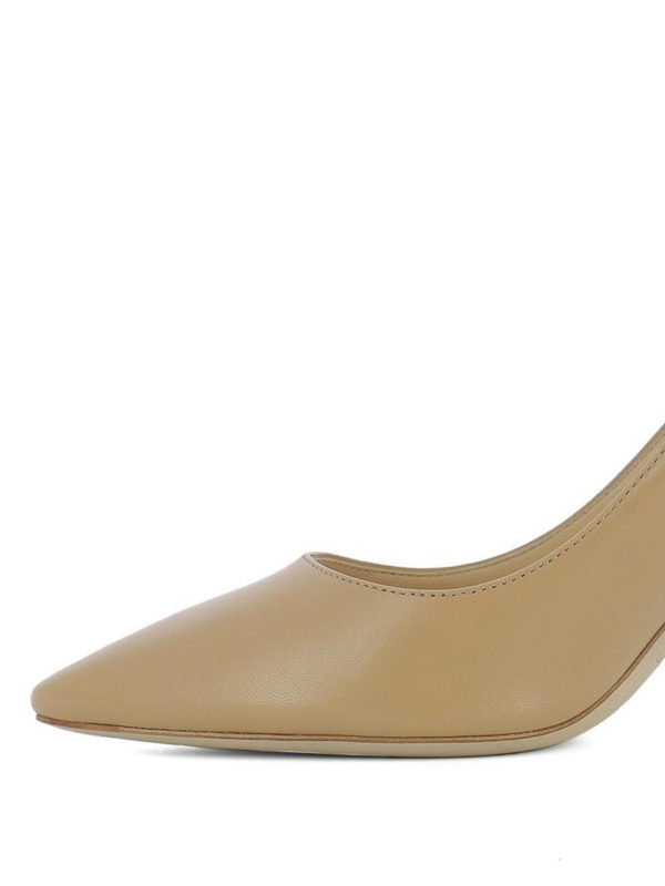 iKRIX JIMMY CHOO: court shoes - Romy 85 leather nude pumps