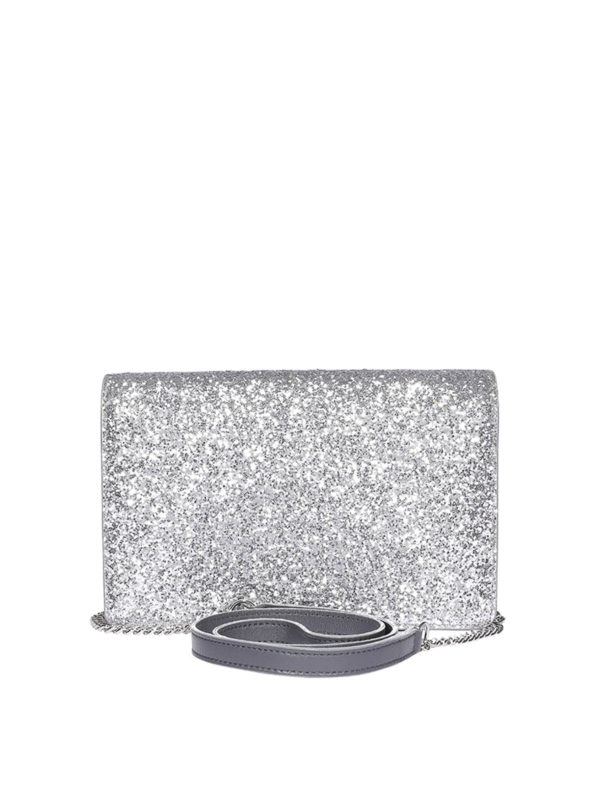 Cross body bags Jimmy Choo - Palace glittered cross body bag ...