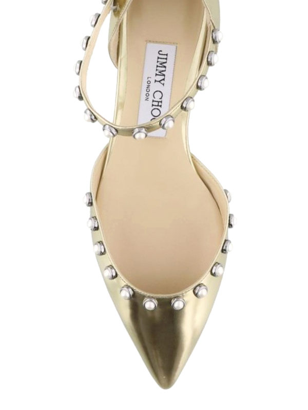 Jimmy Choo フラットシューズ - Leema|LEEMAFLATOPU | THEBS