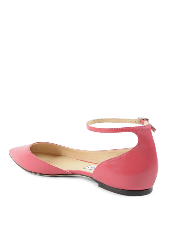 iKRIX JIMMY CHOO: フラットシューズ - フレアジーンズ Lucy - ダークピンク