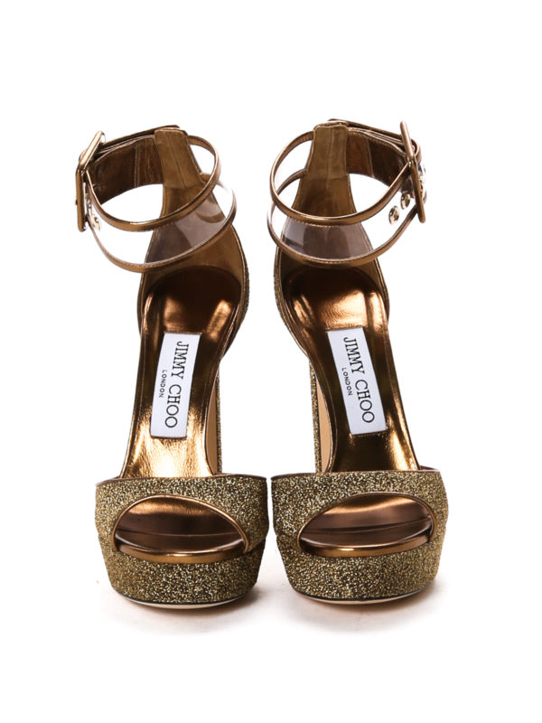 iKRIX JIMMY CHOO: サンダル - サンダル Mayner - 金