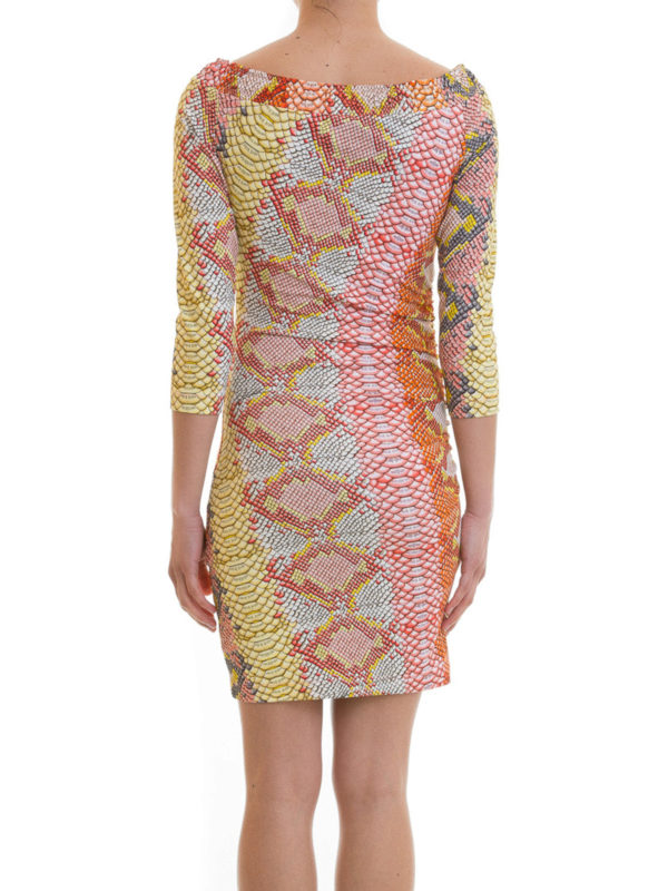 iKRIX JUST CAVALLI: short dresses - Python print jersey dress