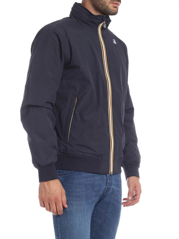 iKRIX K-WAY: Vestes-rembourrees - Amaury Ripstop Marmotta - Bleu