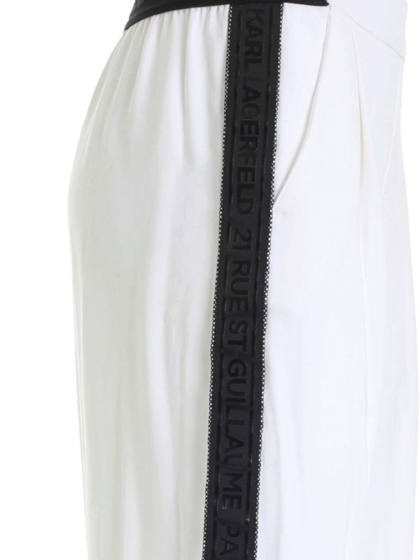 iKRIX KARL LAGERFELD: Casual Hosen - Casual Hose - Weiß