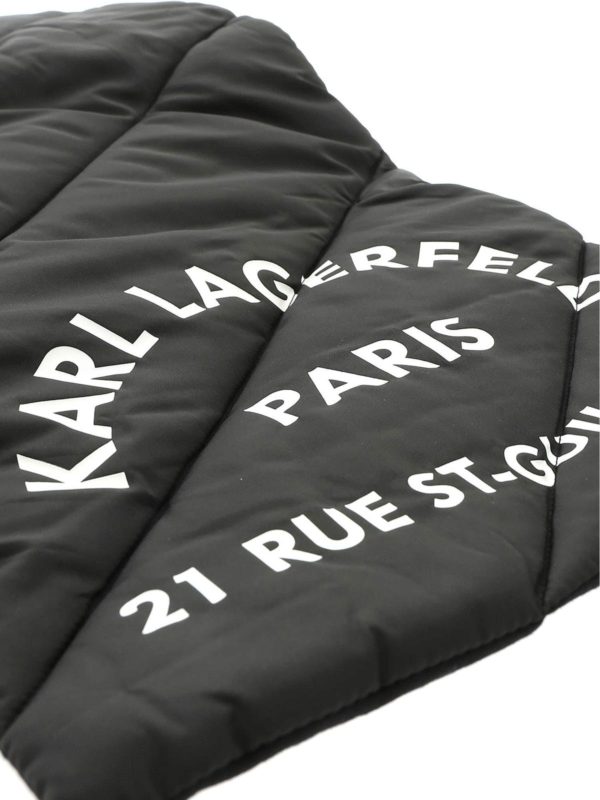 iKRIX KARL LAGERFELD: scarves - Logo print tech fabric scarf