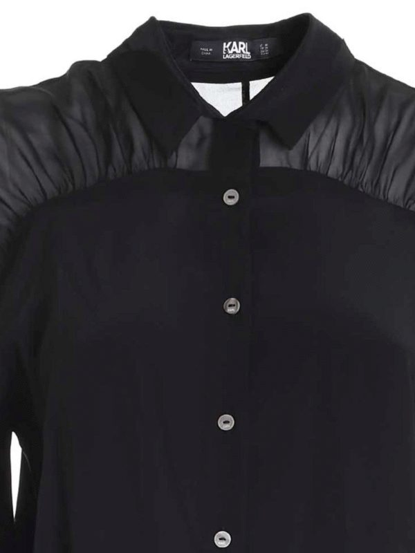 iKRIX KARL LAGERFELD: Chemises - Chemise - Noir