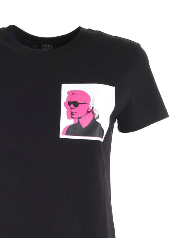 iKRIX KARL LAGERFELD: T-shirts - T-Shirt - Noir