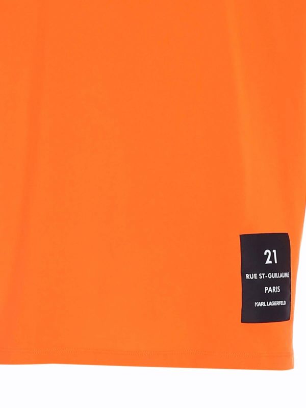 iKRIX KARL LAGERFELD: T-shirts - T-Shirt - Orange