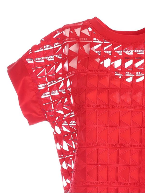 iKRIX KARL LAGERFELD: トップス＆シャツ - トップス - 赤