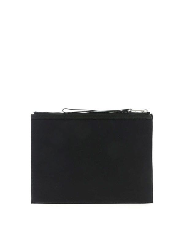 iKRIX KENZO: clutches - Kenzo Logo A4 clutch bag in black