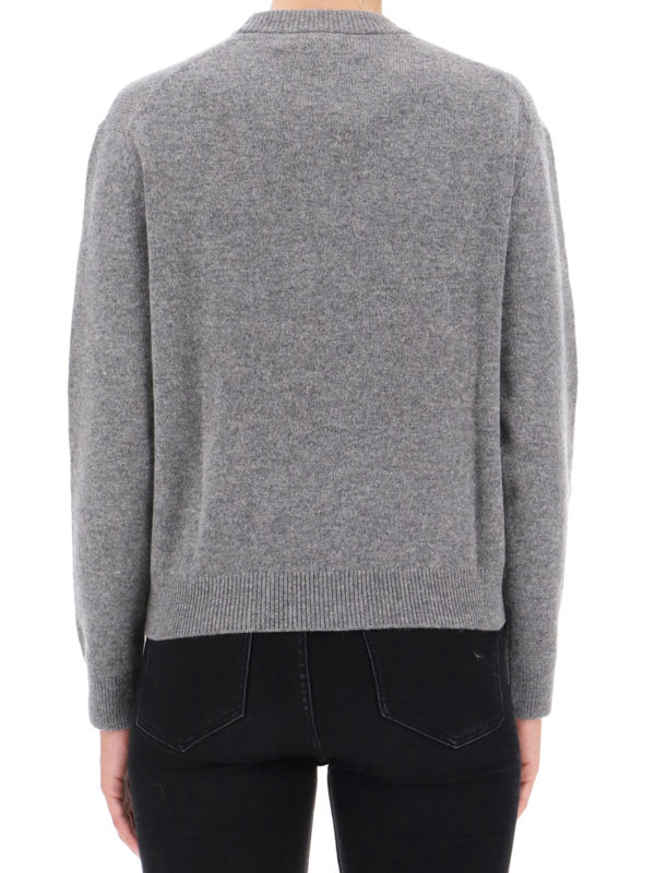 iKRIX KENZO: Strickpullover mit Rundhalsausschnitt - Rundhalspullover - Grau